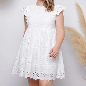 ALTAR’D STATE | White mini Dress | Size Small
